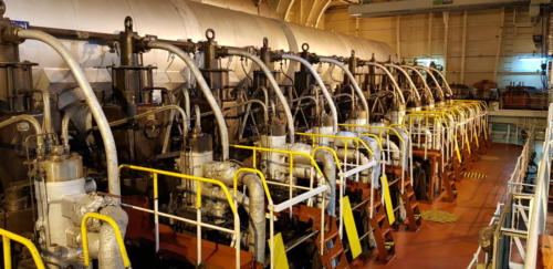 Technik auf dem Schiff
